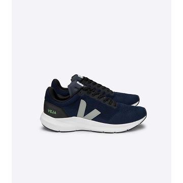 Navy Women's Veja MARLIN LT V KNIT NIL Running Shoes | AU 376QMA